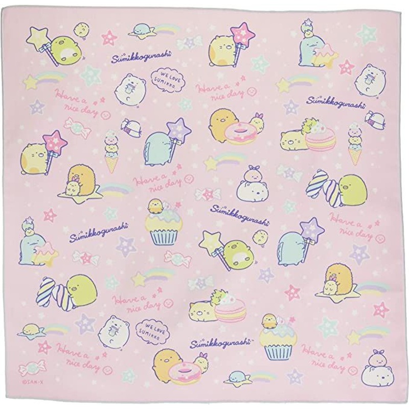 San-x Sumikko Gurashi Lunch Cloth Pink