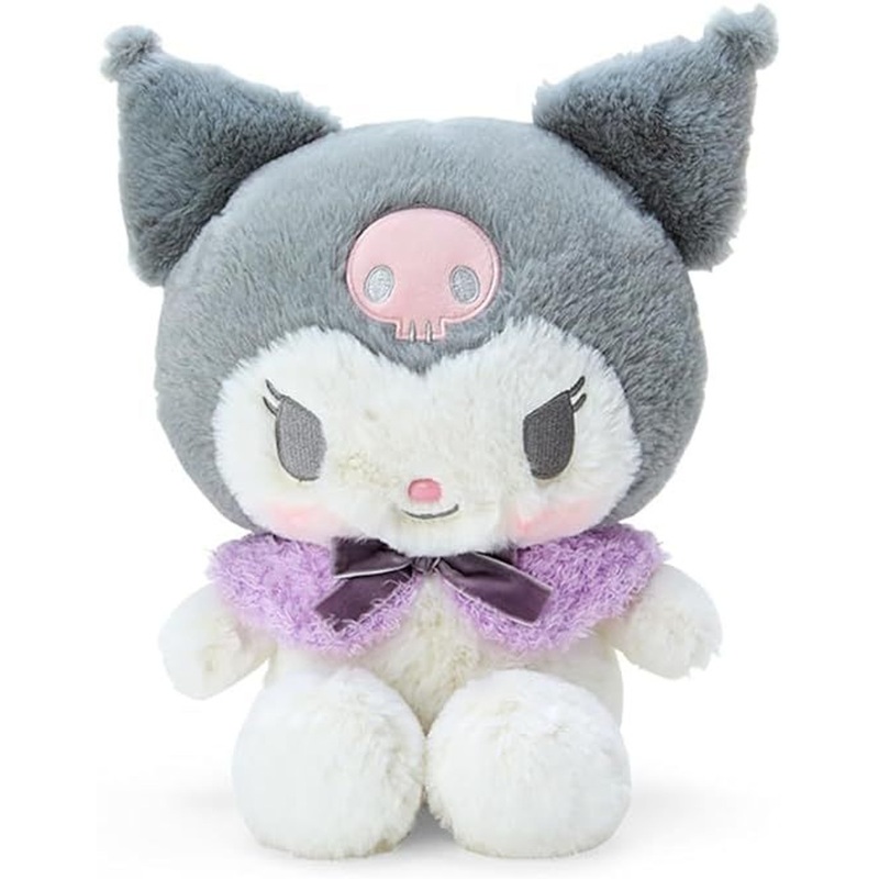 Sanrio Plush Doll with Ribbon Muffler Kuromi