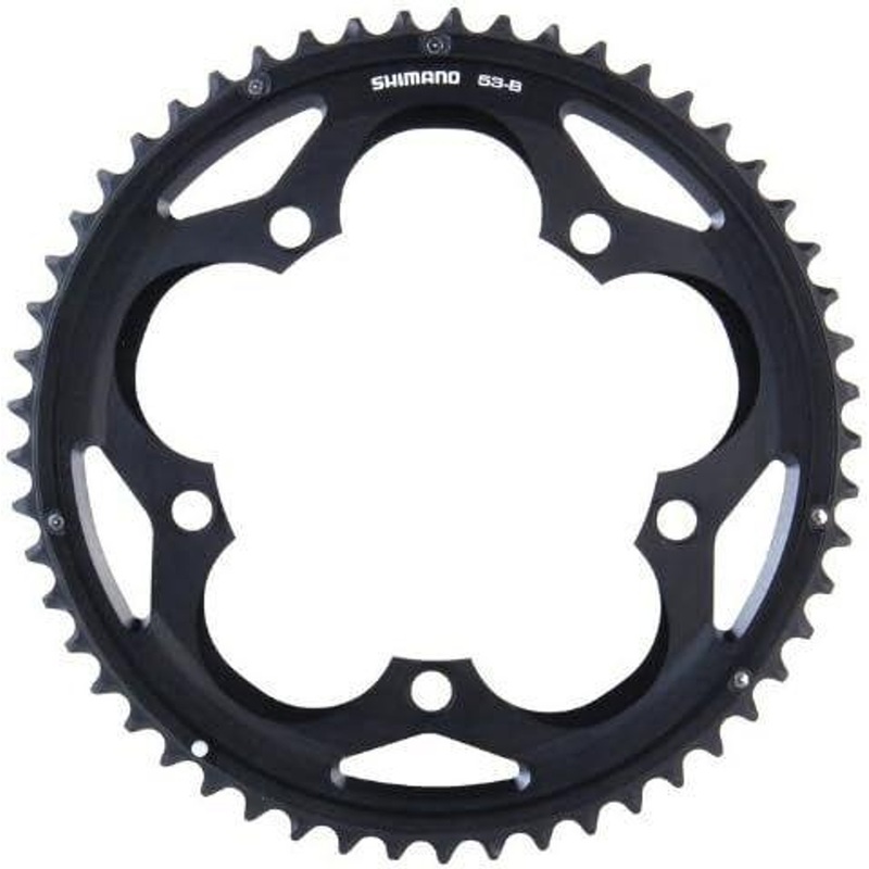 Shimano (Cycling) FC-5700 2×10 Speed Chain Ring 53T (B-Type/Black) Y1M398160