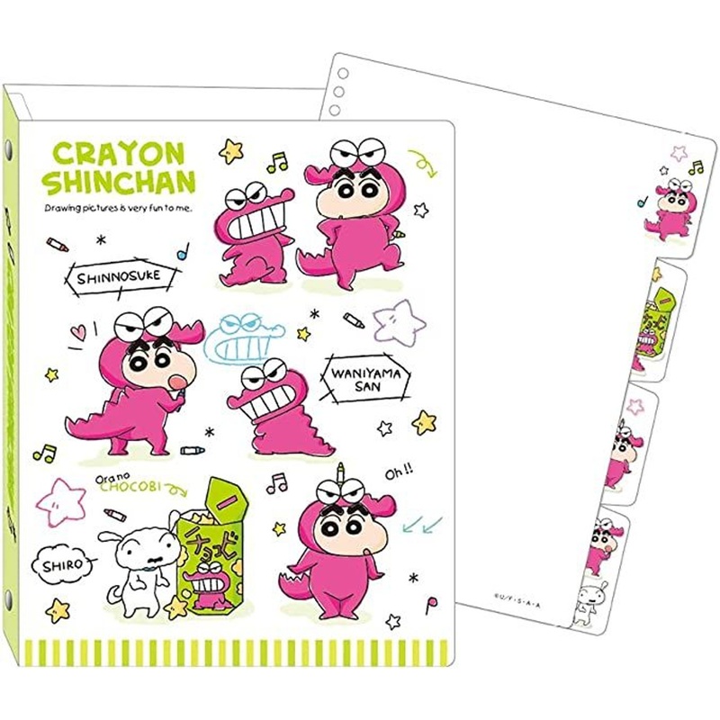 T’s Factory Crayon Shin-chan 8-Hole Slim Loose Leaf Binder Chocobi
