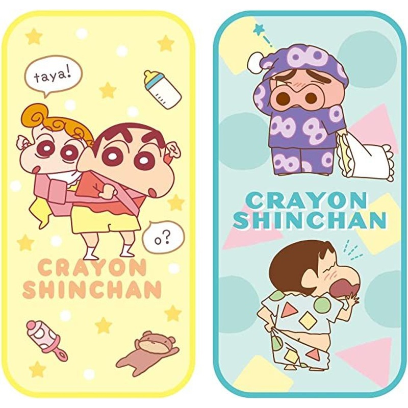 T’s Factory Half-Size Mini Hand Towel Set (2 pcs) Crayon Shin-chan Good Friends