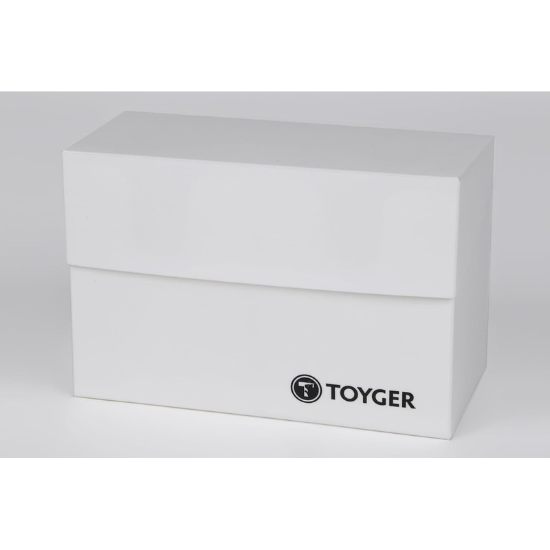 Toyger Dual Deck Case [Versatile Large Capacity Nesting Deck Case] Includes Two Separators (White)