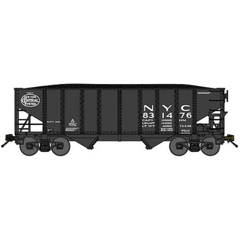 8-Panel 2-Bay Open Hopper New York Central #832537