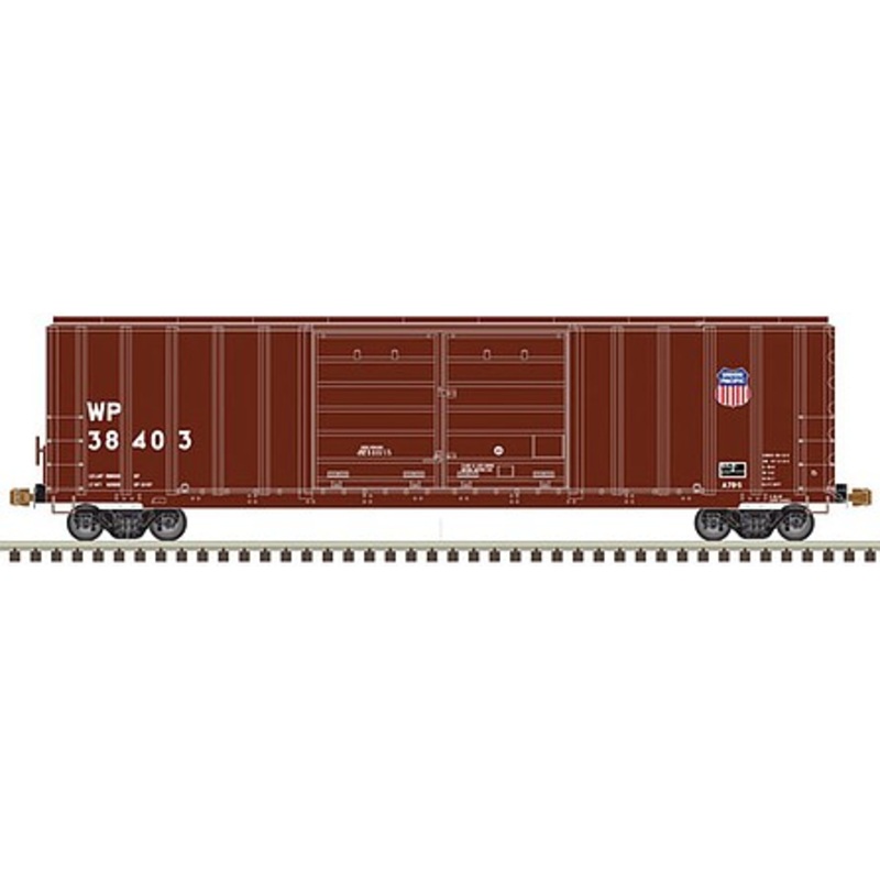 FMC 5077 50′ Double-Door Boxcar UP #38401