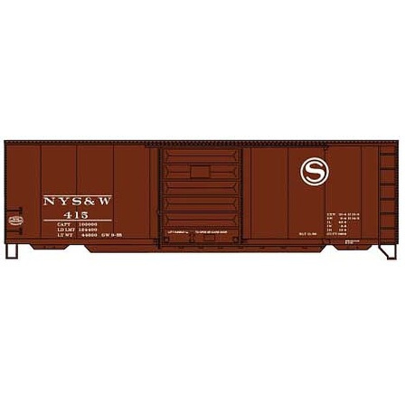 HO 40′ PS-1 Steel Boxcar NYS&W