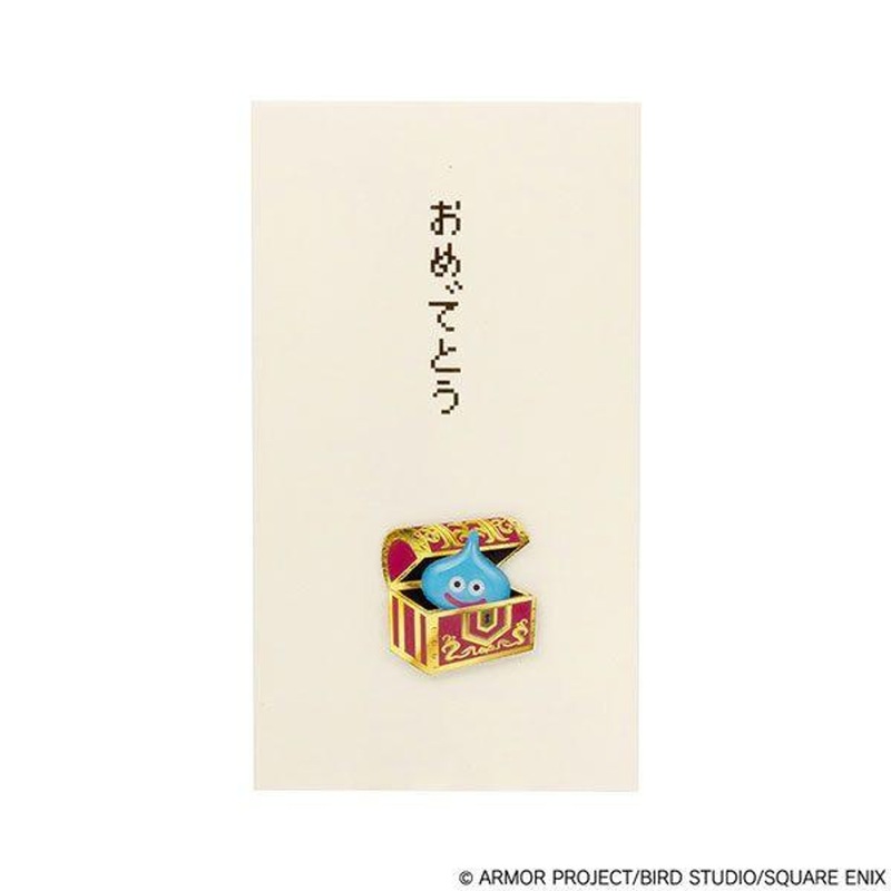 Square Enix Dragon Quest: Stationery Collection: Pochi Bukuro (Paper Envelope) – Slime in Treasure Chest