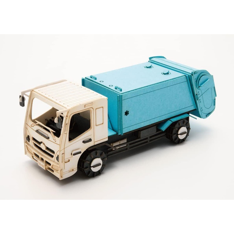 Aozora Cars Craft Papercraft Kit Garbage Truck