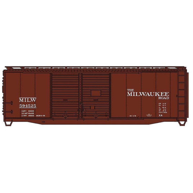 HO 40′ DD Steel Boxcar MR
