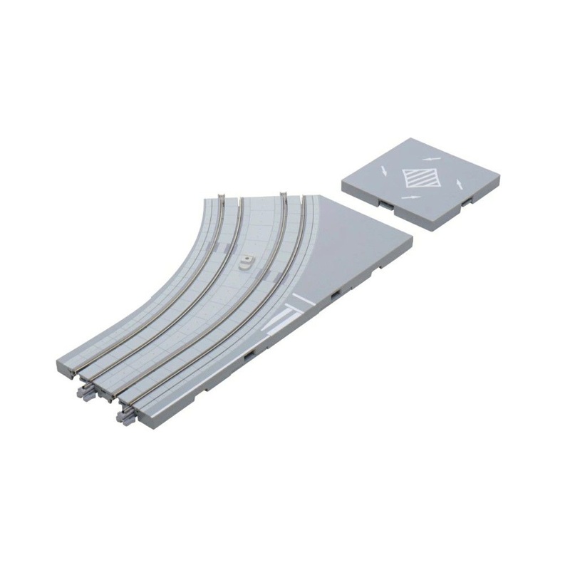 Kato 40-103 UNITRAM Curved Track Plate Intersection Left (N scale)