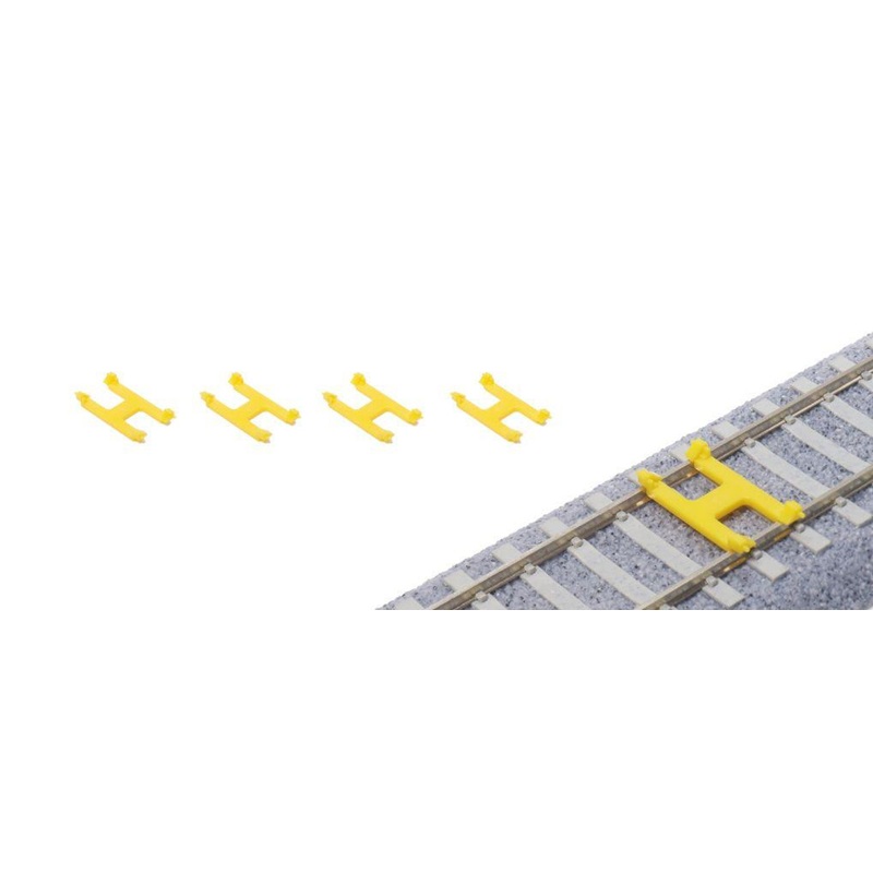 Kato 5-351 Rail Chock (Yellow/4 pcs.) (HO scale)