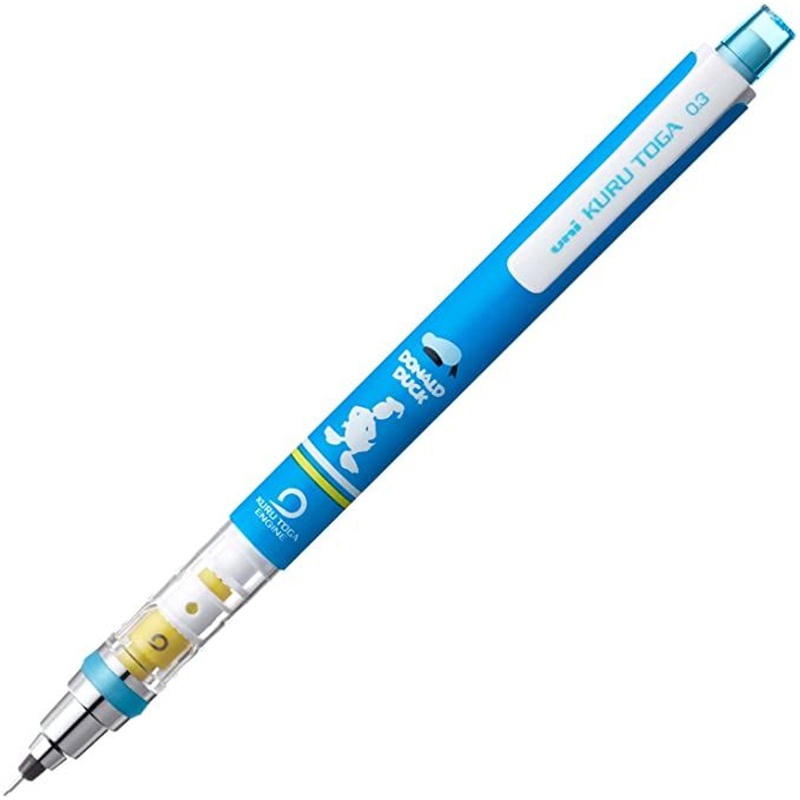 Mitsubishi Pencil uni Kuru Toga Mechanical Pencil 0.3mm Disney Donald Duck