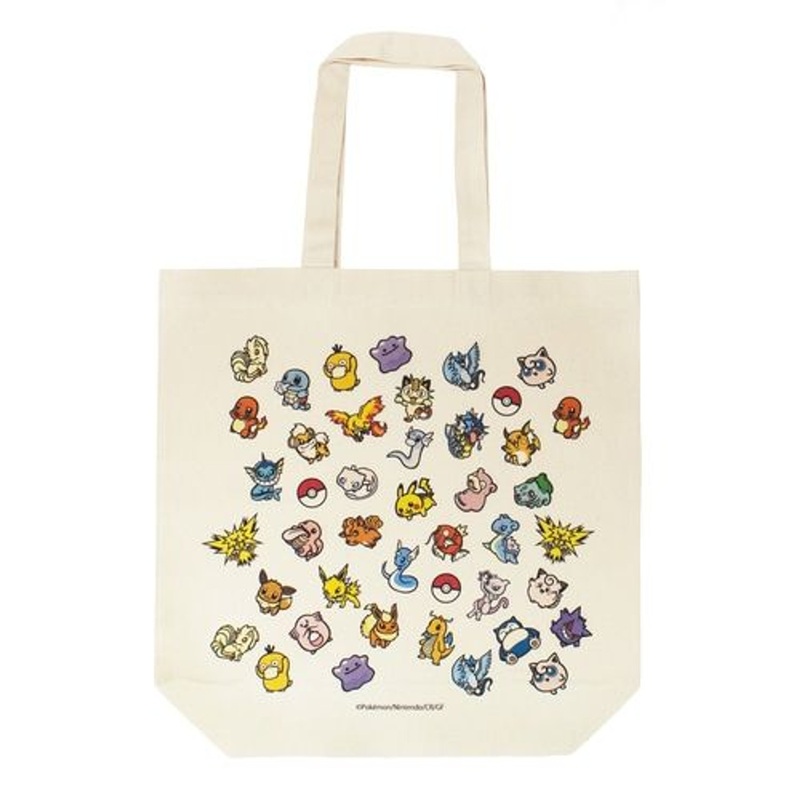 Pokemon Center B-SIDE LABEL Tote Bag – First Generation