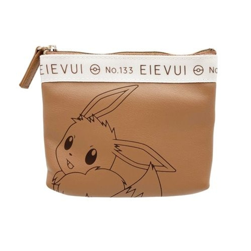 Pokemon Center Original Tissue Pouch Eevee (Logo Tape Series)