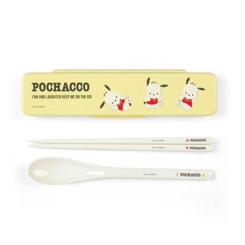 Sanrio Chopstick and Spoon Set Pochacco