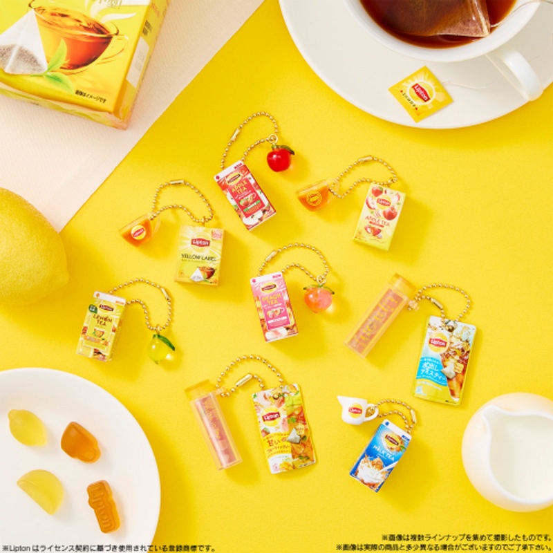Bandai Candy Lipton Miniature Charm & Gummy (BOX 12 Pcs.)