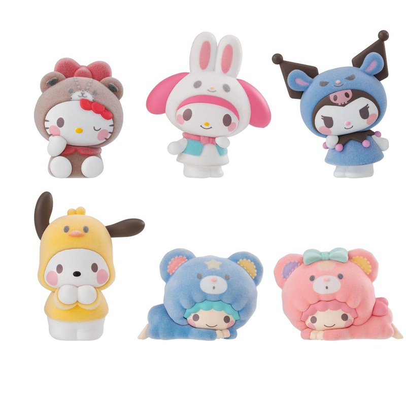 Bandai Candy Sanrio Characters Kigurumi 10pcs box
