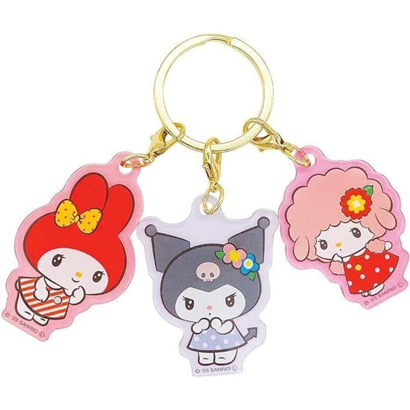 T’s Factory Sanrio 3 Charm Key Holder – Sanrio Characters A