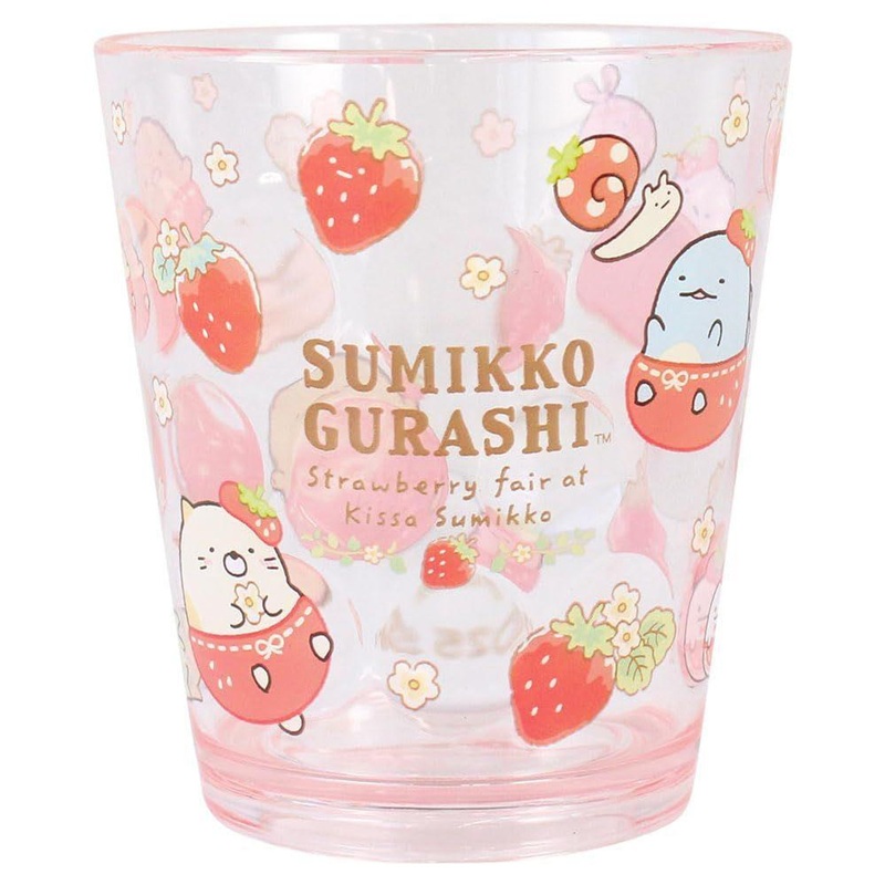 T’s Factory Sumikko Gurashi Dot Tumbler Strawberry Fair / Flower