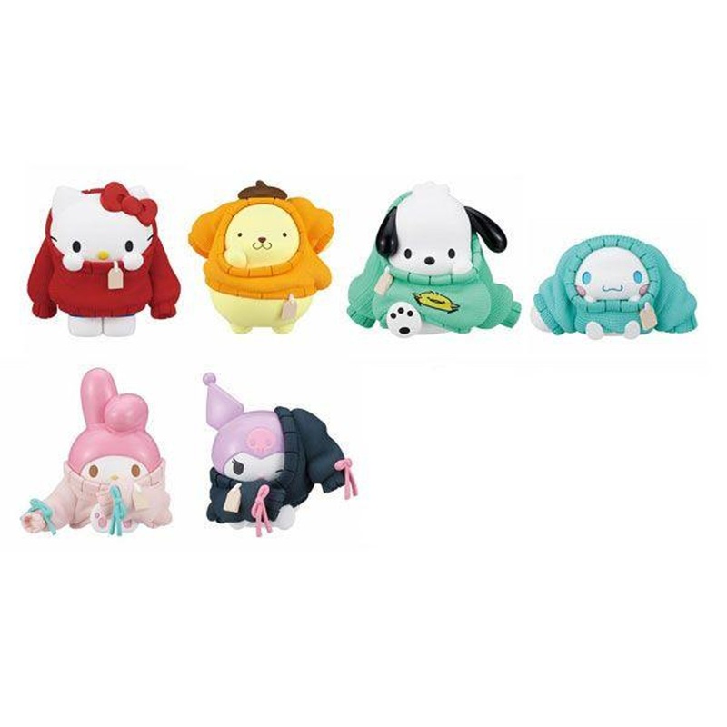 Takara Tomy PERIHAPI! Hello Kitty and Friends Changing Clothes (BOX 8 Pcs.)