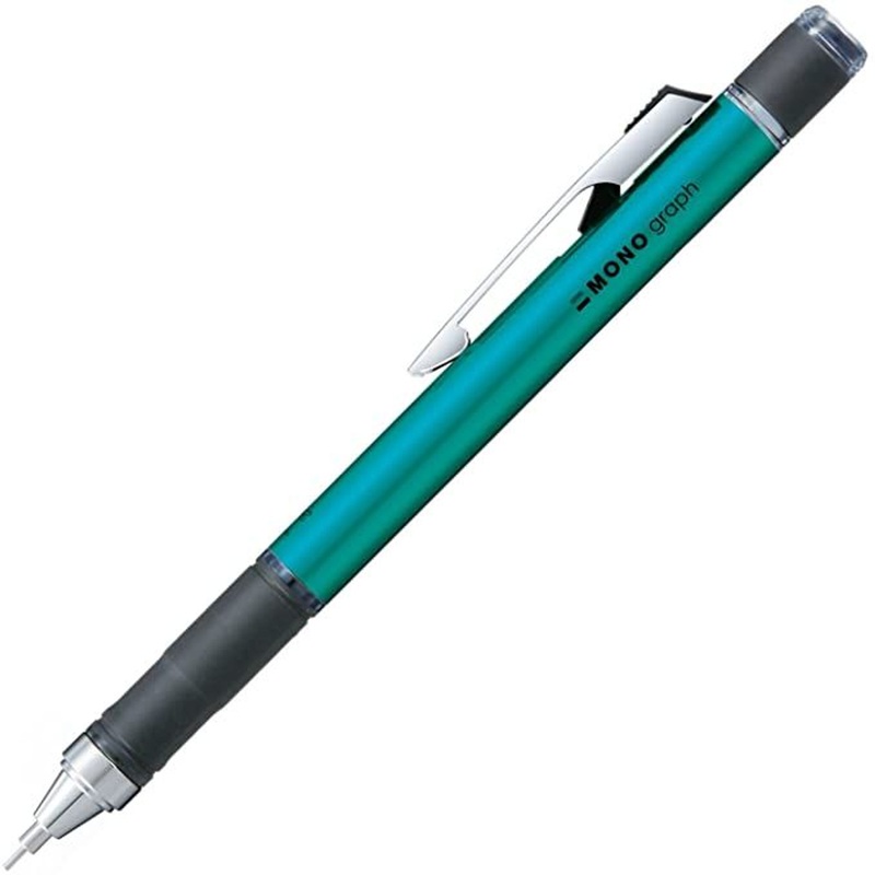 Tombow Sharp Monograph Grip S Turquoise Pencil