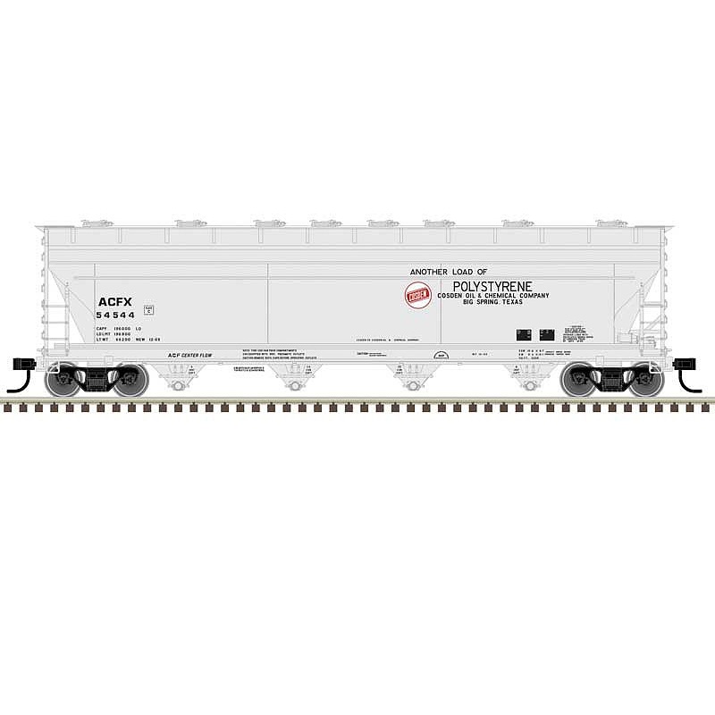 5250 Centerflow Covered Hopper Cosden Chem #54561