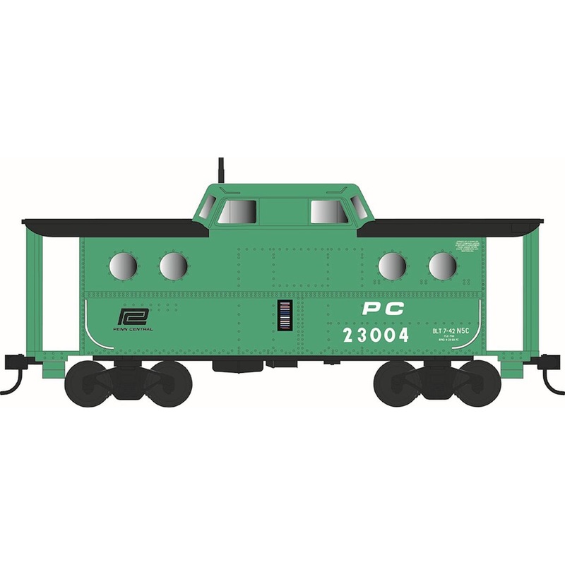 HO N-5C Caboose PC #23002/grn Rpkd 4-68