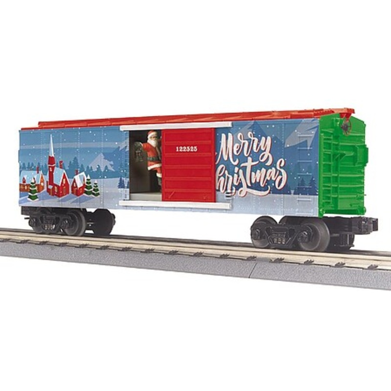 O CHRISTMAS BOX CAR SANTA