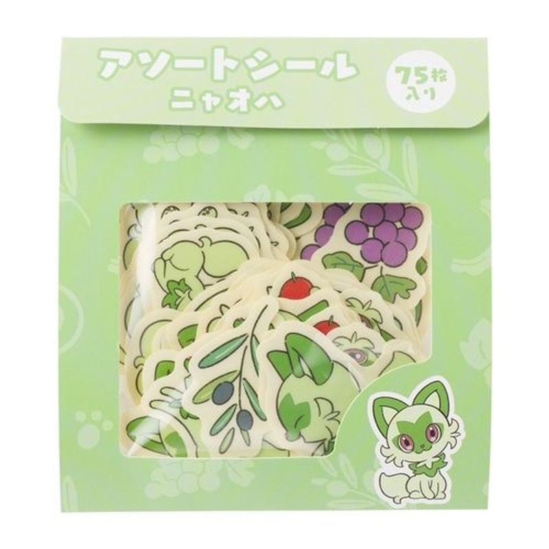Pokemon Center Original Assorted Sticker Sprigatito