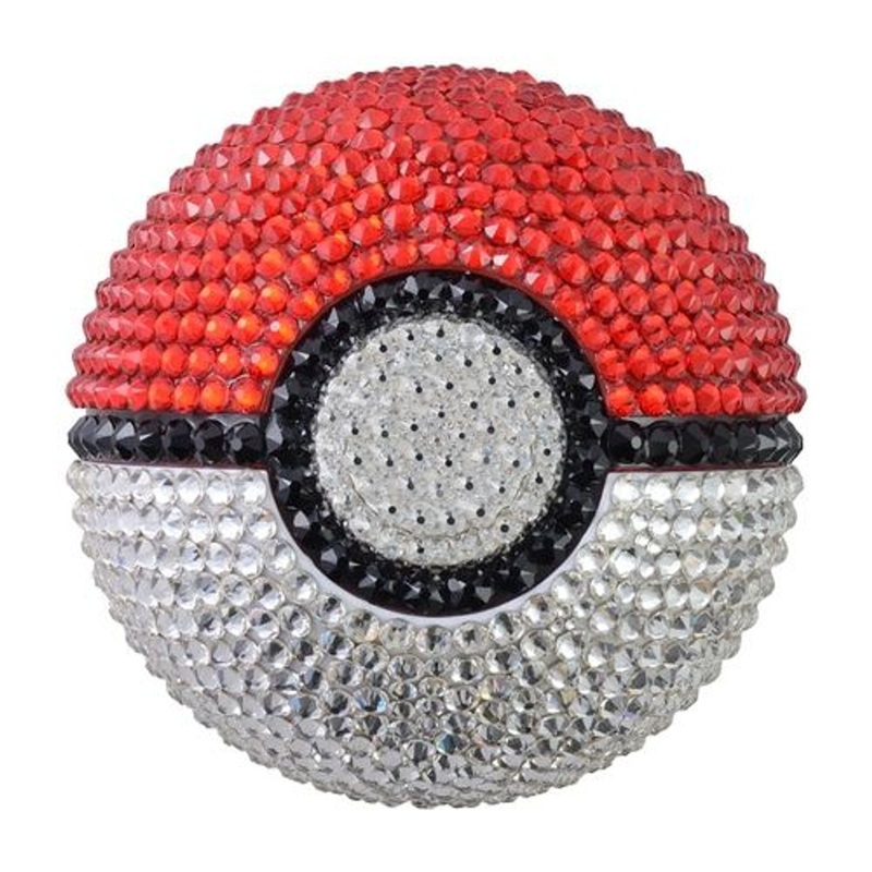Pokemon Center SWAROVSKI PokeBall CRYSTAL STONE Ornament