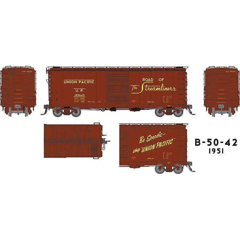40′ B-50-42 Boxcar Union Pacific #1