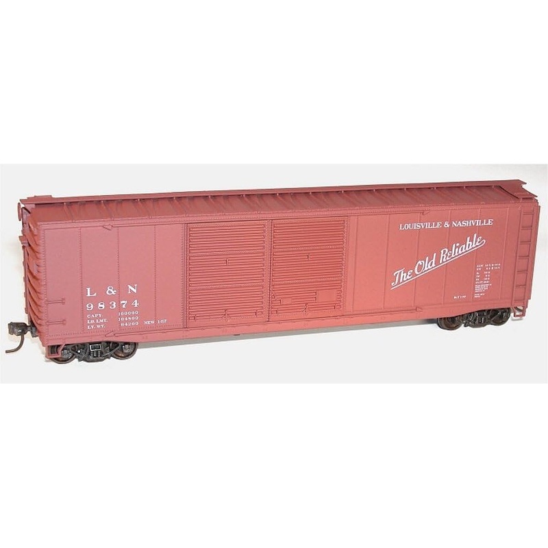50′ Steel Double-Door Boxcar Kit Louisville & Nashville