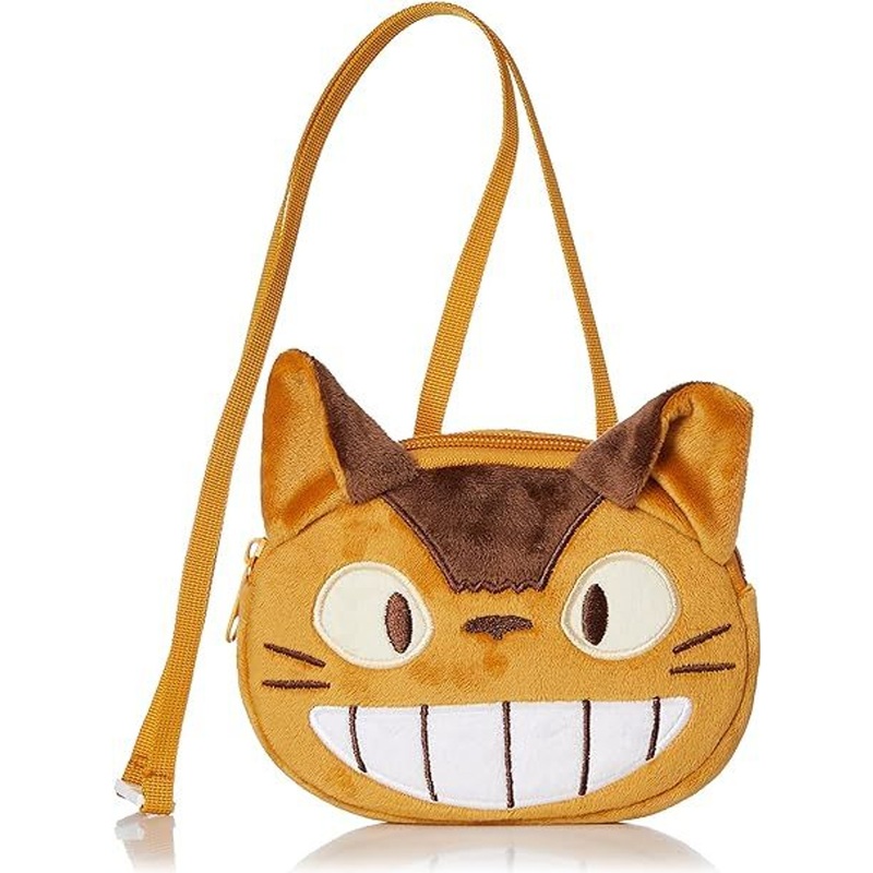 Marushin Studio Ghibli My Neighbor Totoro Face Pocket Pouch – Cat Bus