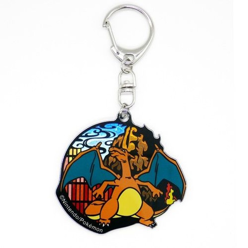 Pokemon Center Original Glitter Keychain Kirie A Charizard