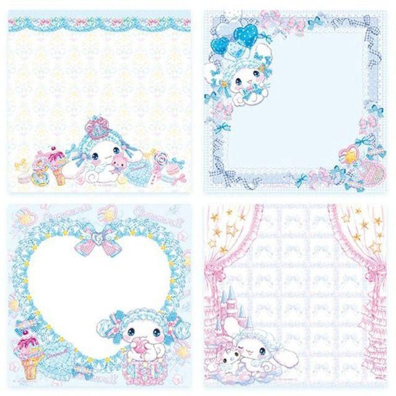 Sanrio Characters x Amenomori Fumika Memo Pad Cinnamoroll