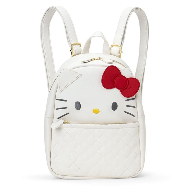 Sanrio Hello Kitty Face-Shaped Backpack PU Leather