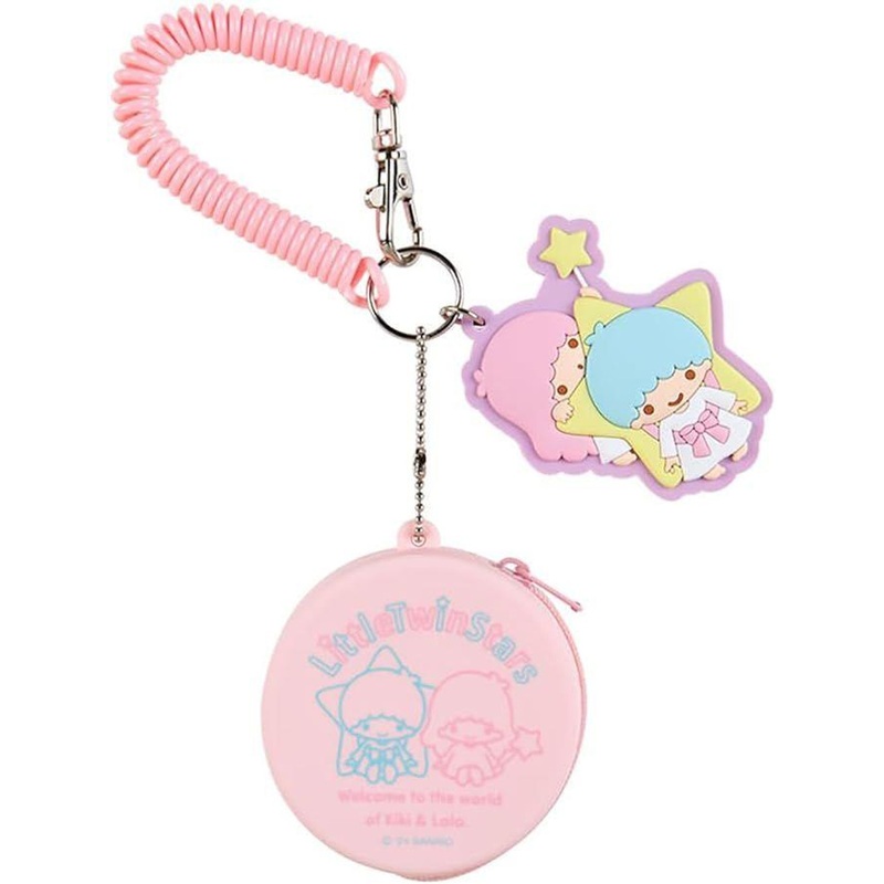 Sanrio Mini Case and Keychain Charm Little Twin Stars
