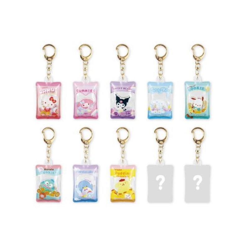 T’s Factory Sanrio Characters Keychain Secret Sweets Collection – 10Pcs Complete Box