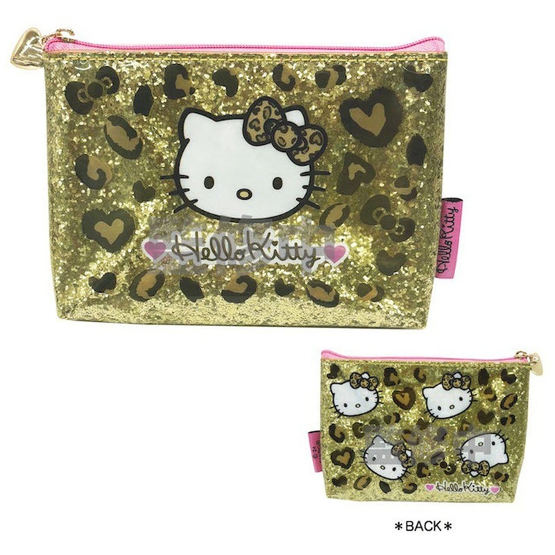 TCP KT Glitter Pouch Leopard