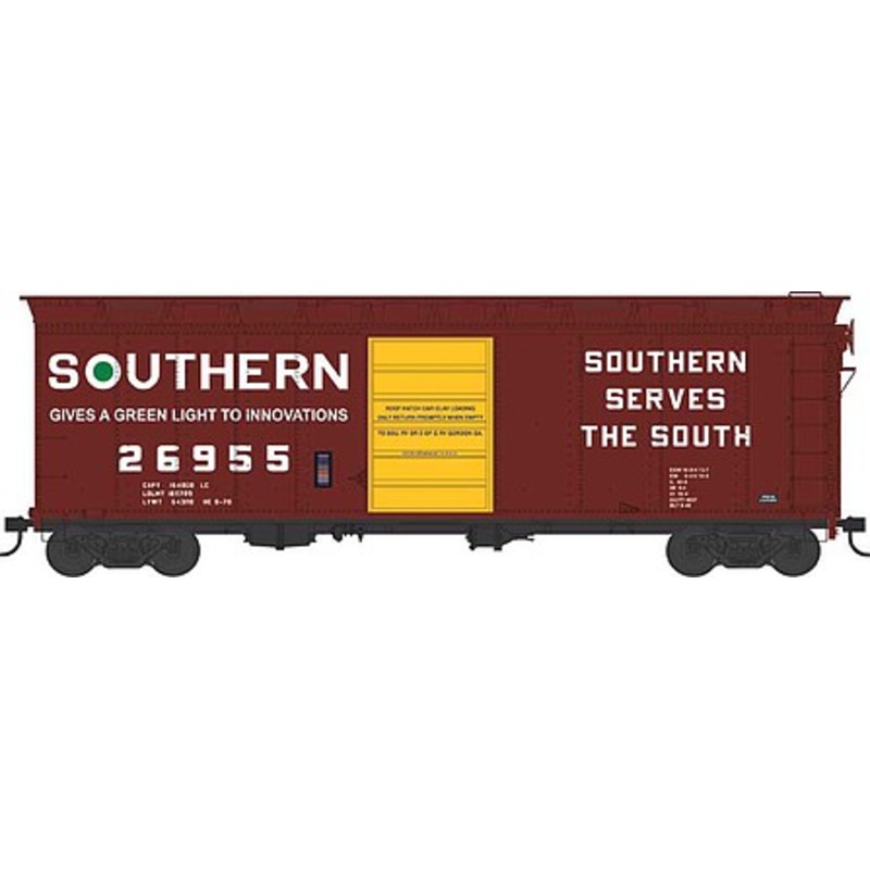 40′ Steel Side Boxcar Southern #26922