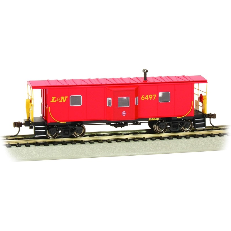 Bay Window Caboose with Roof Walk L&N #6497