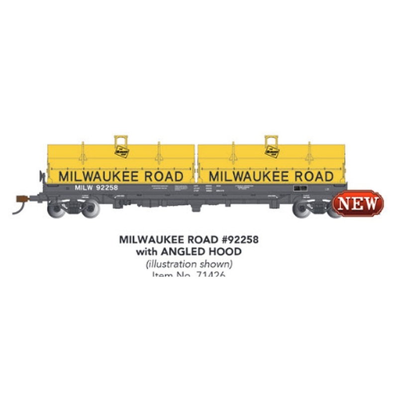 HO 55′ Steel Coil Car Milw.Rd. #92258