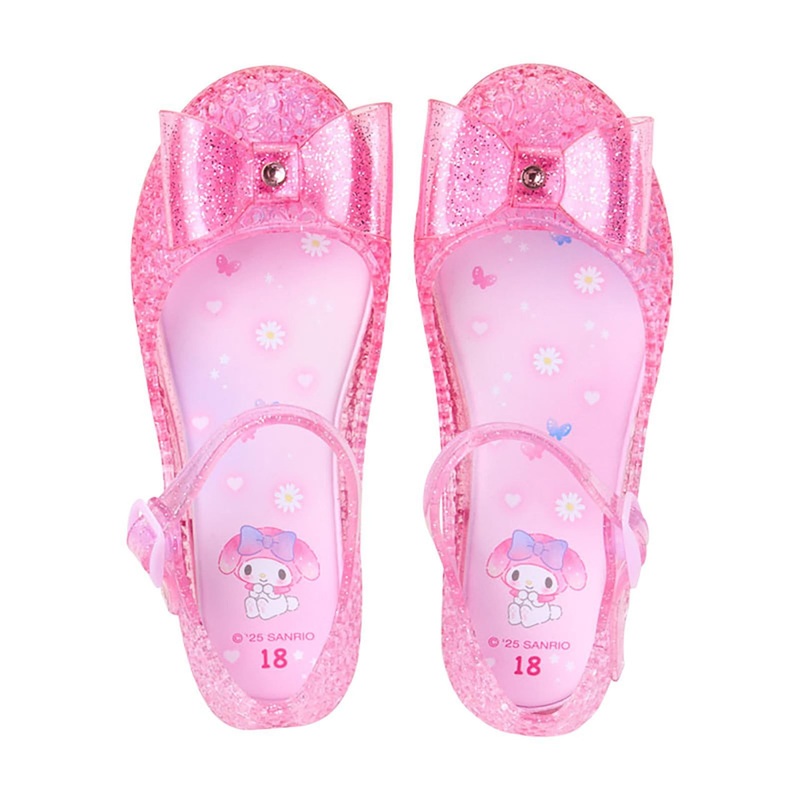 Sanrio My Melody Kids Clear Sandals 17cm