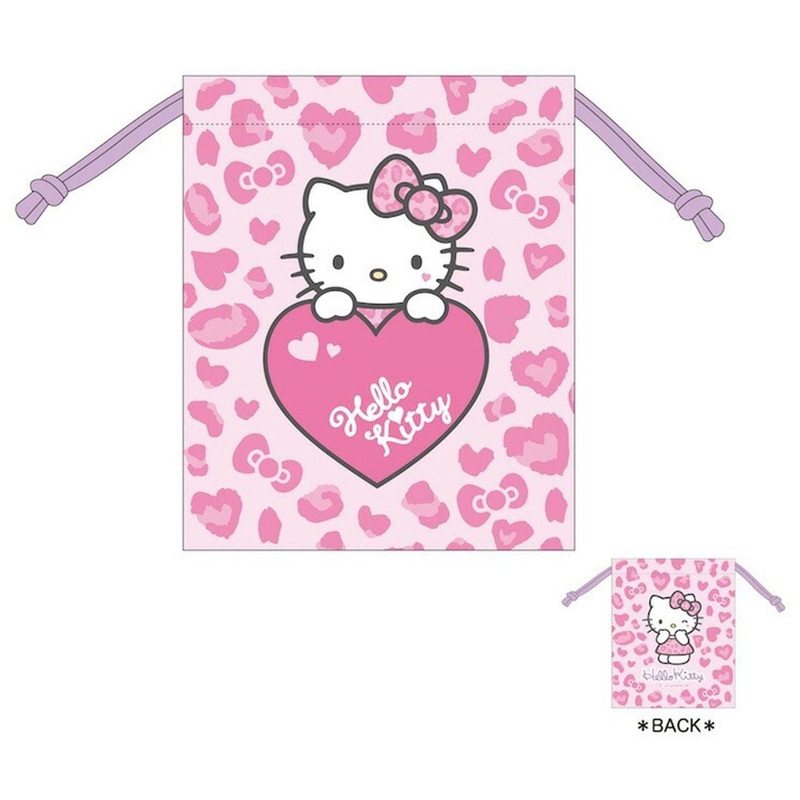 TCP KT90’s Drawstring Bag Leopard (Pink)