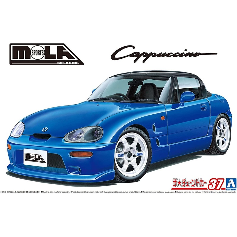 Aoshima The Tuned Car 1/24 Mora Sport EA11R Cappuccino ’91 (Suzuki) Plastic Model
