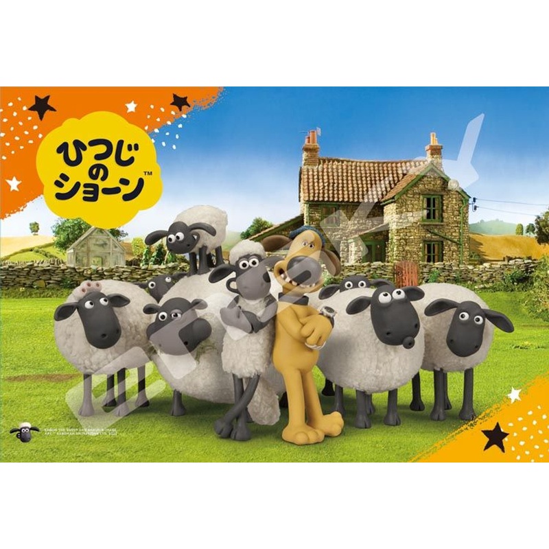 Ensky 70-L03 Jigsaw Puzzle Shaun the Sheep And Friends Shaun the Sheep (Child Puzzle) (70 L-Pieces)