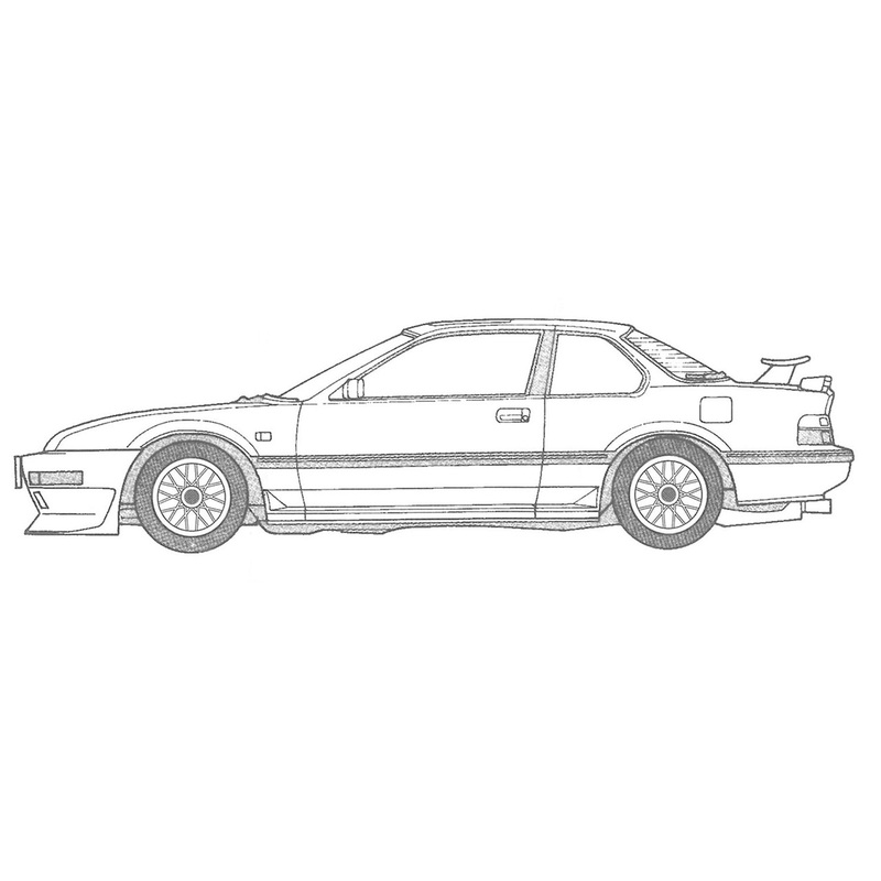 Fujimi Inch Up 1/24 Honda Prelude 2.0Si Tuning Ver. Plastic Model