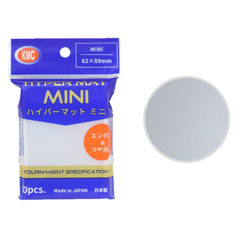 KMC Card Barrier Hyper Mat Mini Clear (60pcs)