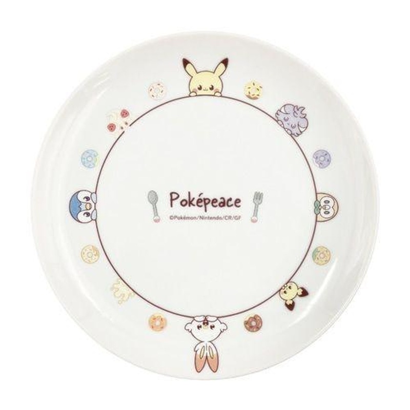 Pokemon Center Original PokePeace Dessert Plate (Sweets Shop)