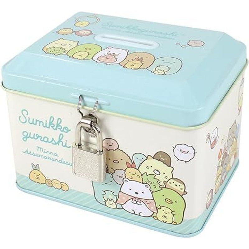 T’s Factory Sumikko Gurashi Can Bank with Lock Gathering