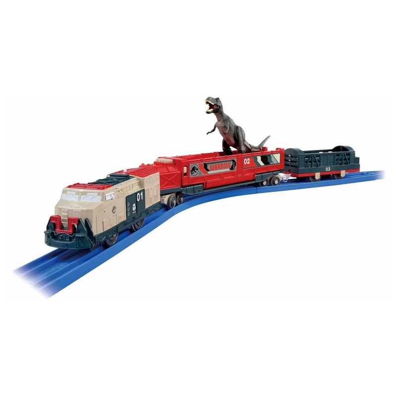 Takara Tomy Plarail Jurassic World Dinosaur Transport Train